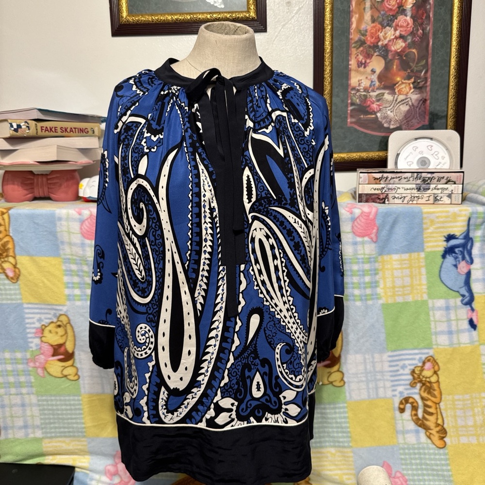 Paisley print blouse